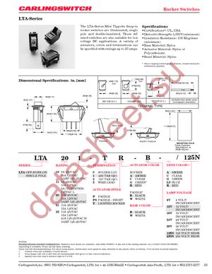 LTA201-TA-B/12V datasheet  